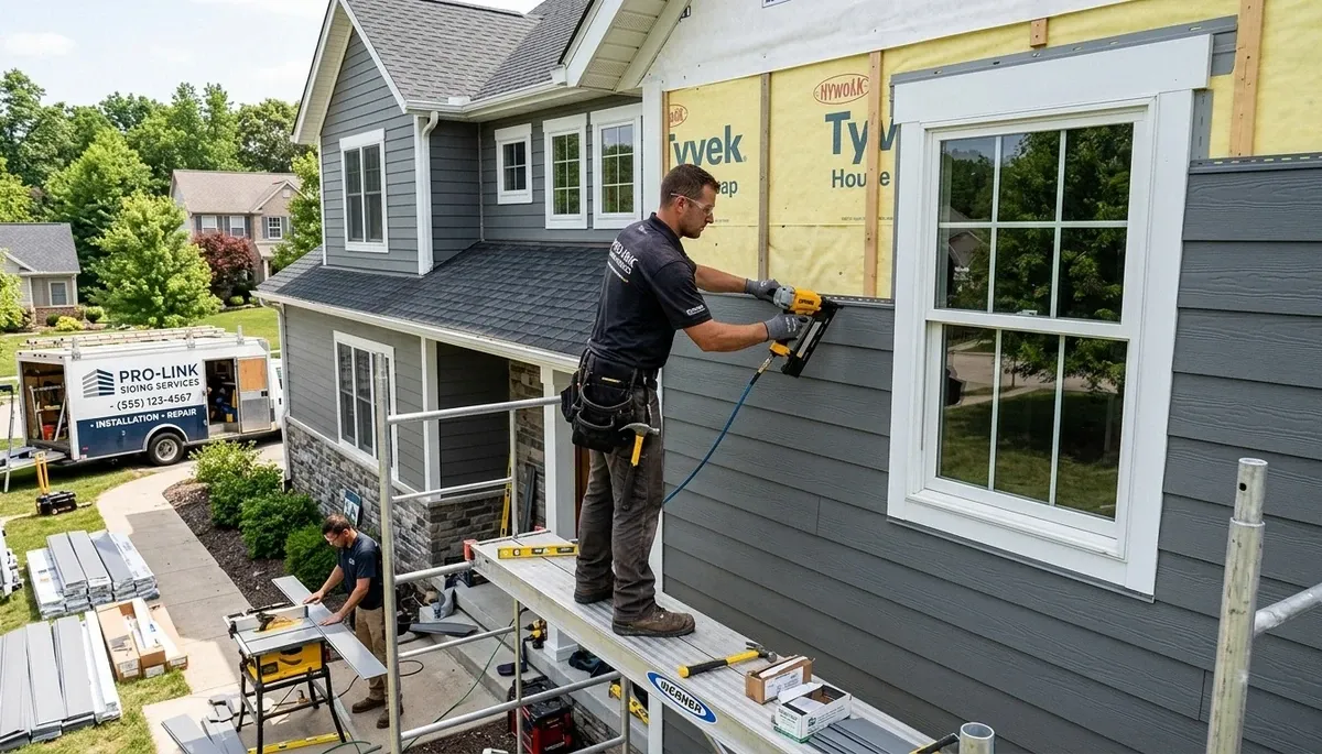 Vinyl siding installation on Orlando FL home by Next Level Exteriors siding specialists